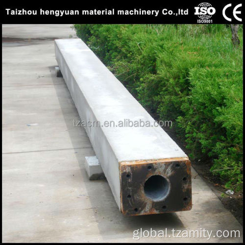 Square shape concrete spun pile steel mould